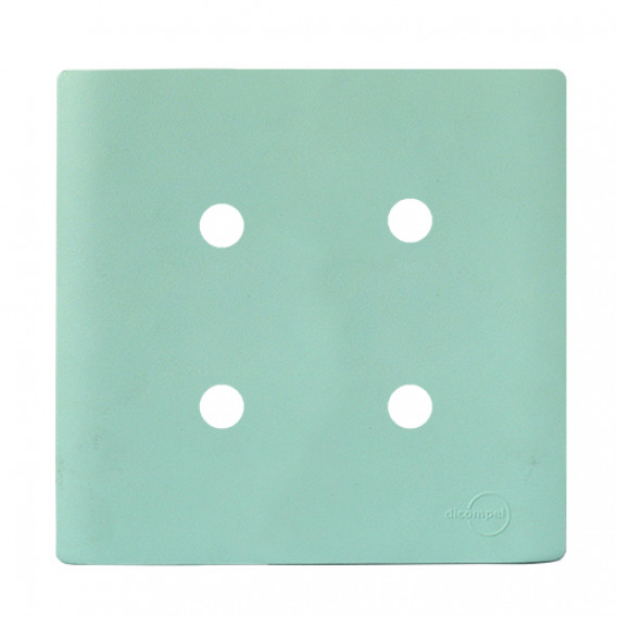 Placa p/ 4 Furos 4x4 - Novara Siciliano